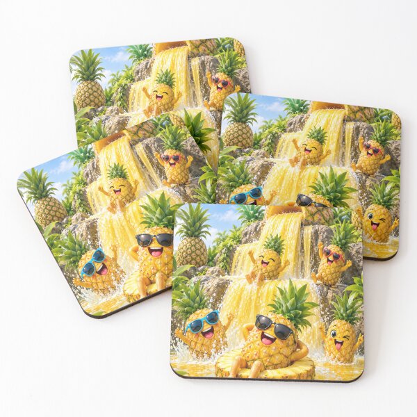 Item preview, Cute pineapple party waterfall  designed and sold by urbanshop7.