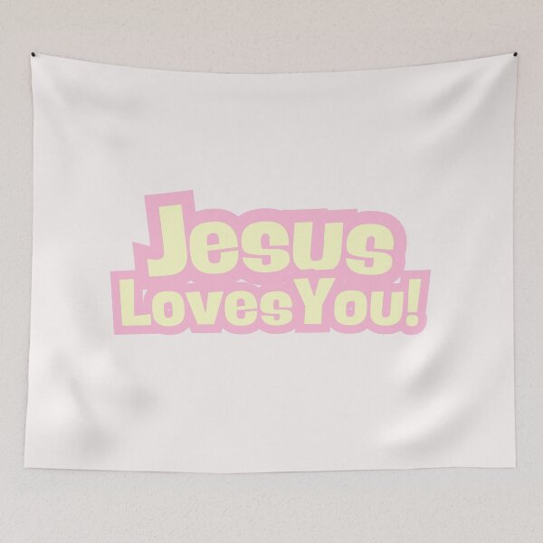 Item preview, Jesus loves you! designed and sold by Pixelpenguin23.