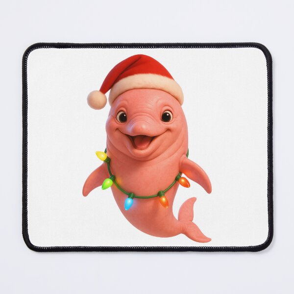 Item preview, Joyful Amazon River Dolphin Christmas designed and sold by Sillytoe.