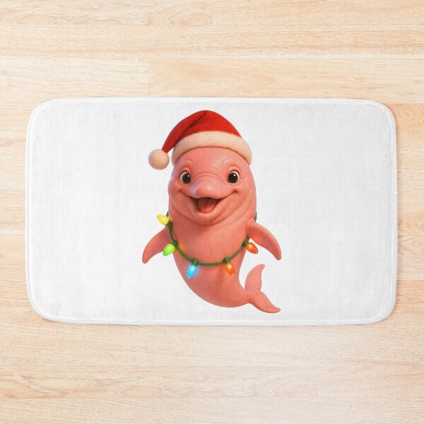 Item preview, Joyful Amazon River Dolphin Christmas designed and sold by Sillytoe.