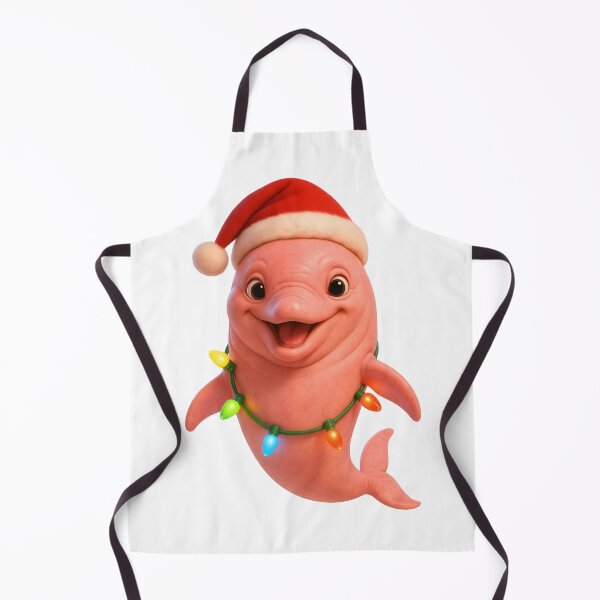 Item preview, Joyful Amazon River Dolphin Christmas designed and sold by Sillytoe.