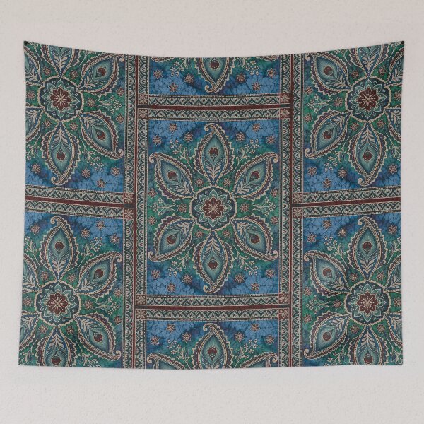 Item preview, Peacock Paisley Mandala designed and sold by ParadisePalace.