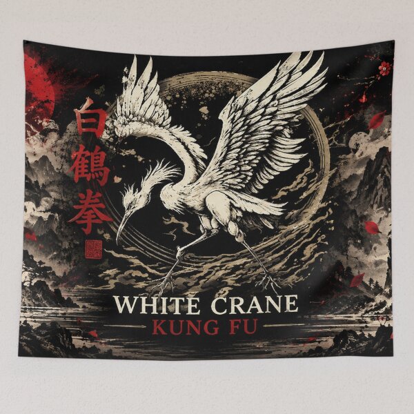 Item preview, White Crane Kung Fu 白鶴拳 | Traditional Chinese Martial Arts Crane designed and sold by Fei Long Design Hub.