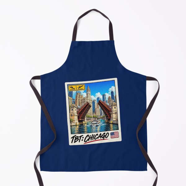 Item preview, TBT Chicago DuSable Bridge Chicago River Vintage Travel Postcard designed and sold by ByJeffro.