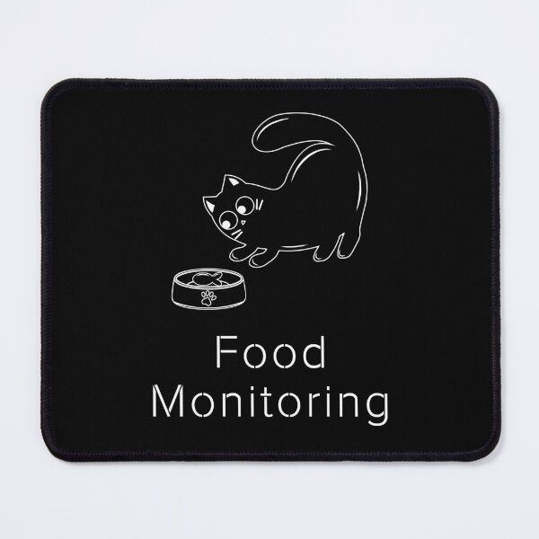 Item preview, Food Monitoring | Cat Operating System | Funny Hungry Cat designed and sold by ContigoART.