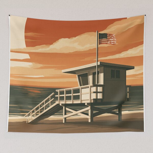 Item preview, Sunset Beach Tower designed and sold by Neo-Chrio.