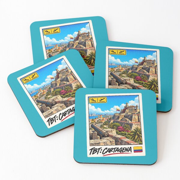 Item preview, TBT Cartagena Castillo San Felipe Vintage Travel Postcard designed and sold by ByJeffro.