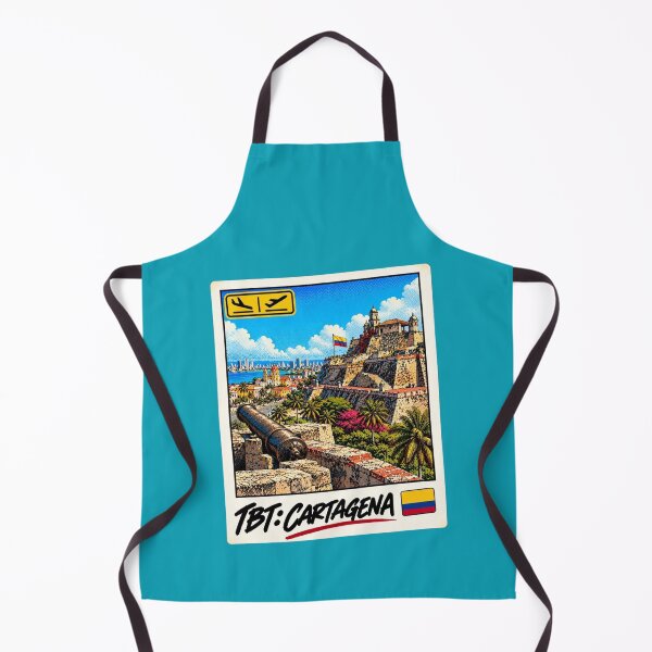 Item preview, TBT Cartagena Castillo San Felipe Vintage Travel Postcard designed and sold by ByJeffro.