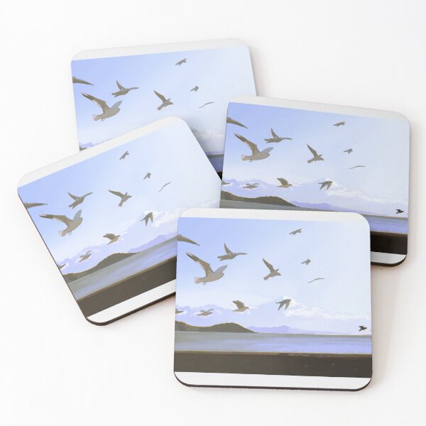 Item preview, Flight Over The Coast designed and sold by CandleNekra.