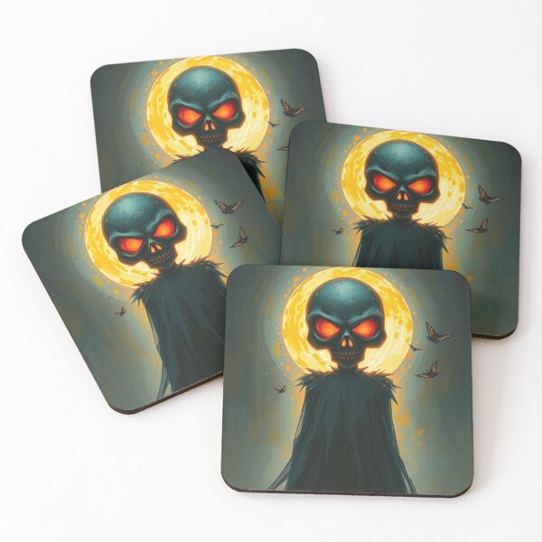 Item preview, Glowing Reaper Halloween Moon Art designed and sold by ERODED SELF.