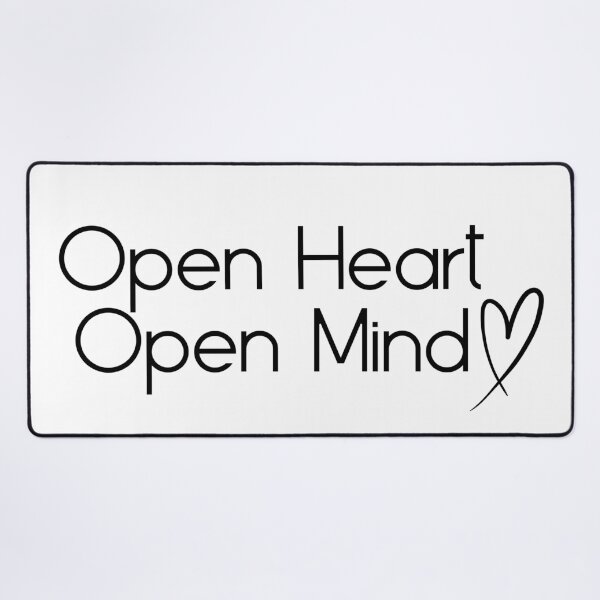Item preview, Open Heart Open Mind designed and sold by NoodleBop.