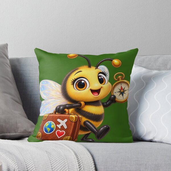 Item preview, Follow Your Heart, Find Your Adventure – Cute Traveling Bee designed and sold by JanRizz.