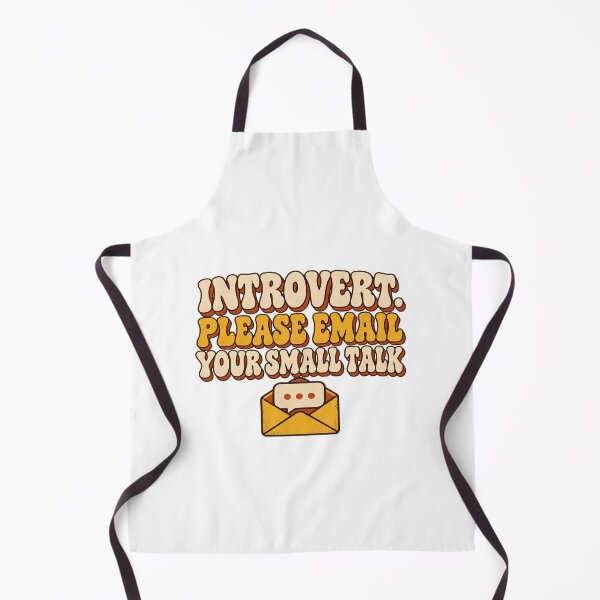 Item preview, Introvert Please Email Your Small Talk Vintage Humor designed and sold by T-Motive.