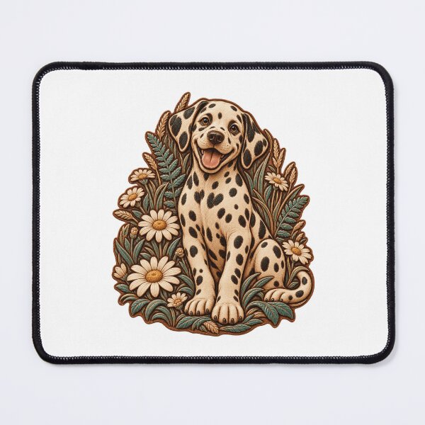 Item preview, Dalmatian Wildflowers Embossed Leather Botanical Art designed and sold by TeNovaStudio.