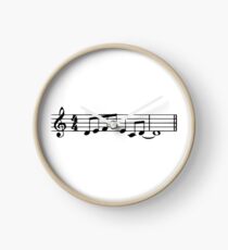 Reloj The Lick - Jazz Music Meme (blanco)