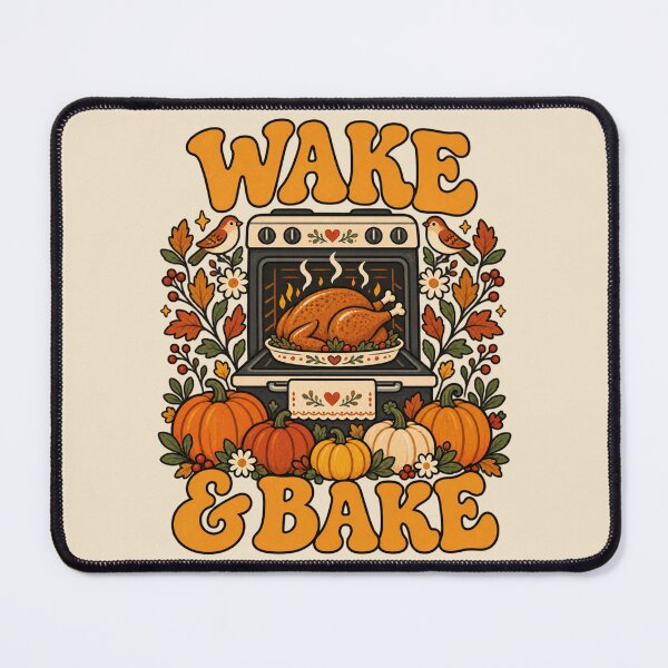 Item preview, Turkey Oven Whimsical Folk Art Wake and Bake Thanksgiving designed and sold by AmiGraph.