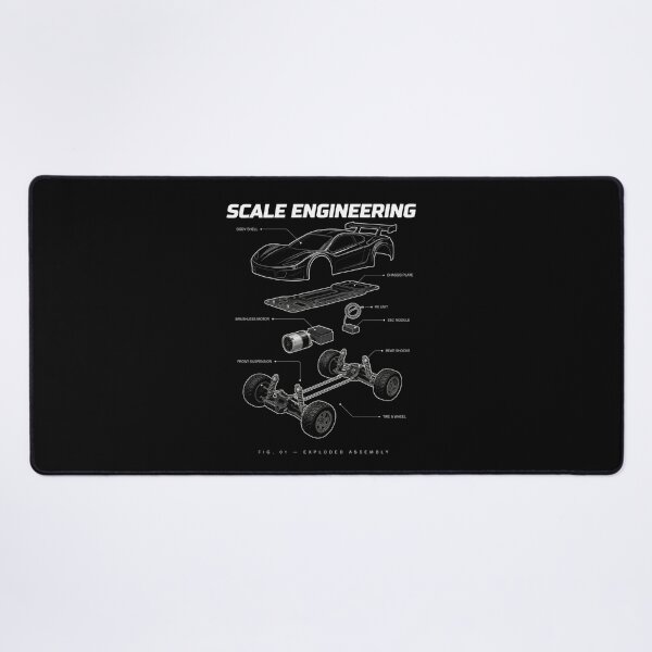 Item preview, Scale Engineering – RC Car Exploded Blueprint designed and sold by No Excuses Supply.