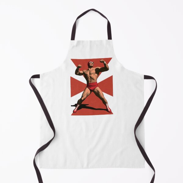 Item preview, Retro Luchador Wrestler Flexing Vintage 60s Poster Art designed and sold by peterdesigns.