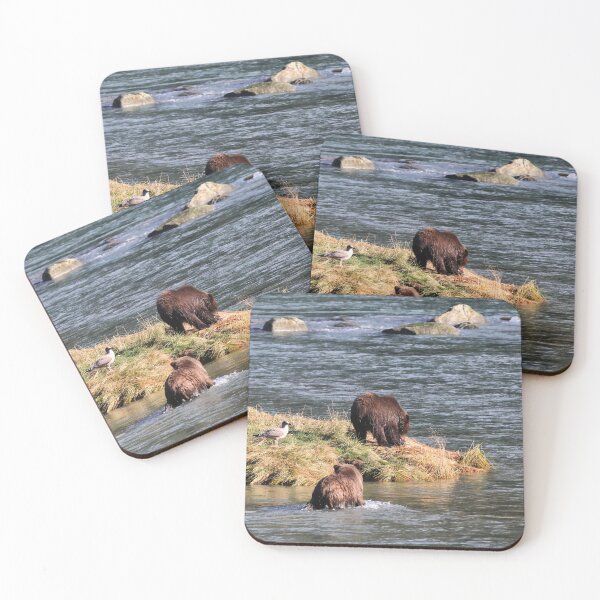 Item preview, Grizzly family fishing III designed and sold by zumi.