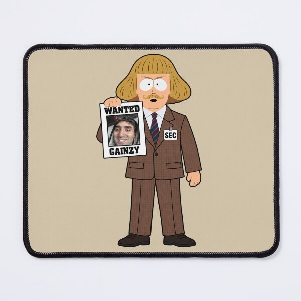 Item preview, Stonks Park SEC Agent Wanted Gainzy Cartoon designed and sold by POD DYNASTY | Original Print On Demand T-Shirt Graphics.