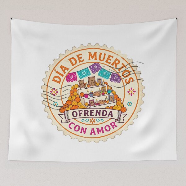 Item preview, Ofrenda Dia De Muertos Con Amor Stamp designed and sold by Stamped_Style.