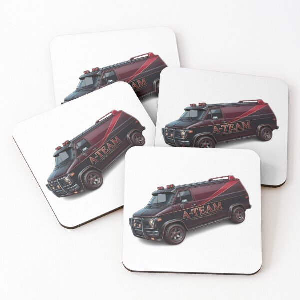 Item preview, Iconic A-Team Van Vintage Elite Series Illustration designed and sold by Northern Glow Art.