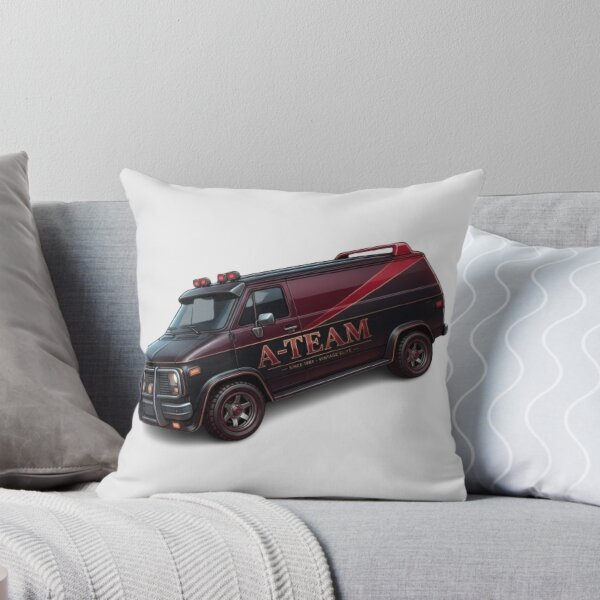 Item preview, Iconic A-Team Van Vintage Elite Series Illustration designed and sold by Northern Glow Art.