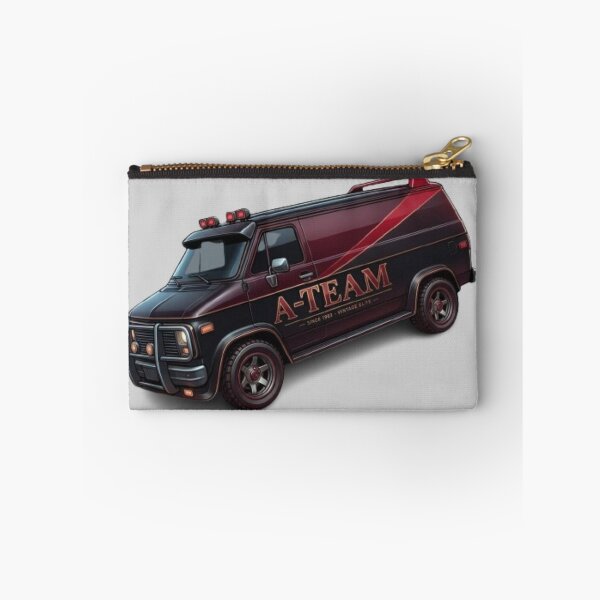 Item preview, Iconic A-Team Van Vintage Elite Series Illustration designed and sold by Northern Glow Art.