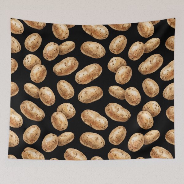 Item preview, Realistic Potato Pattern Funny Foodie Seamless designed and sold by LinaValearte.
