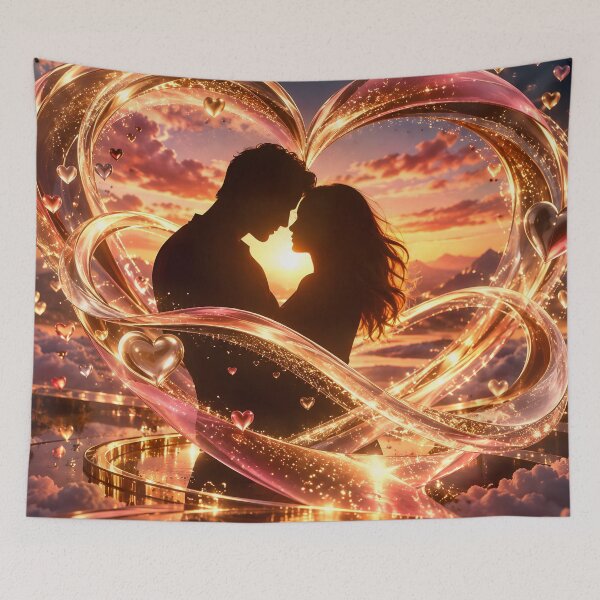 Item preview, Infinite Love – Romantic Couple designed and sold by AI-Only Creations.