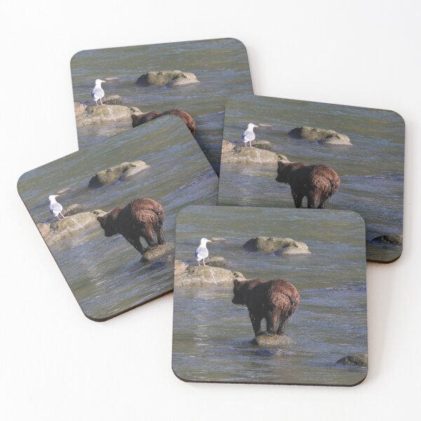 Item preview, Grizzly family fishing V designed and sold by zumi.