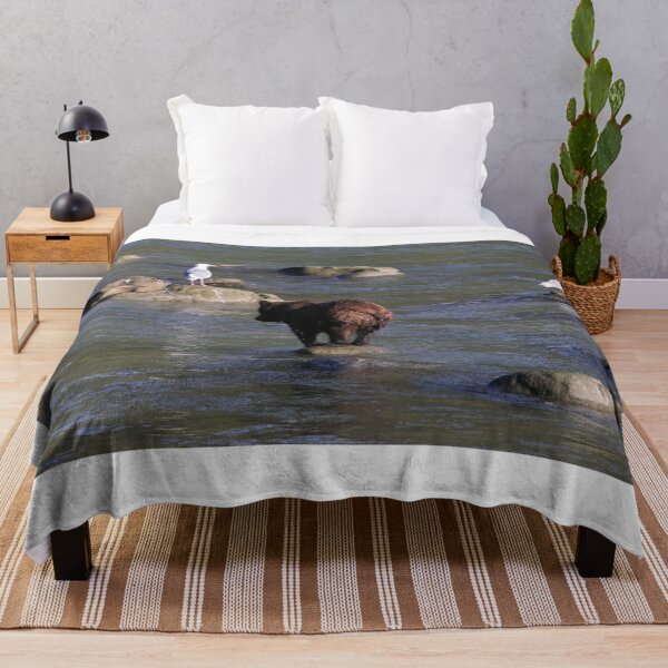 Item preview, Grizzly family fishing V designed and sold by zumi.