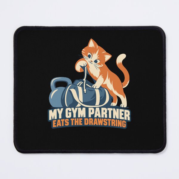 Item preview, Powerlifting Cat Deadlift Funny Weightlifting Gym designed and sold by AndreasMei.
