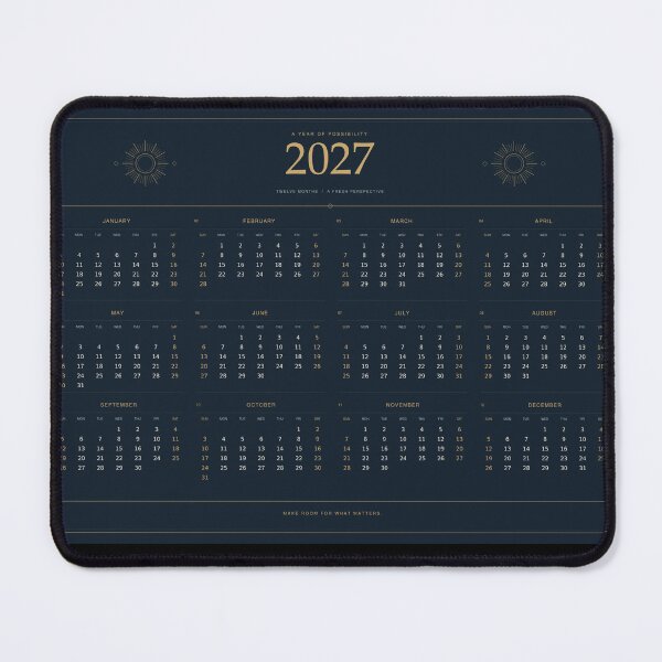 Item preview, 2027 Classroom Calendar – Color-Coded Year at a Glance designed and sold by dhmnee.