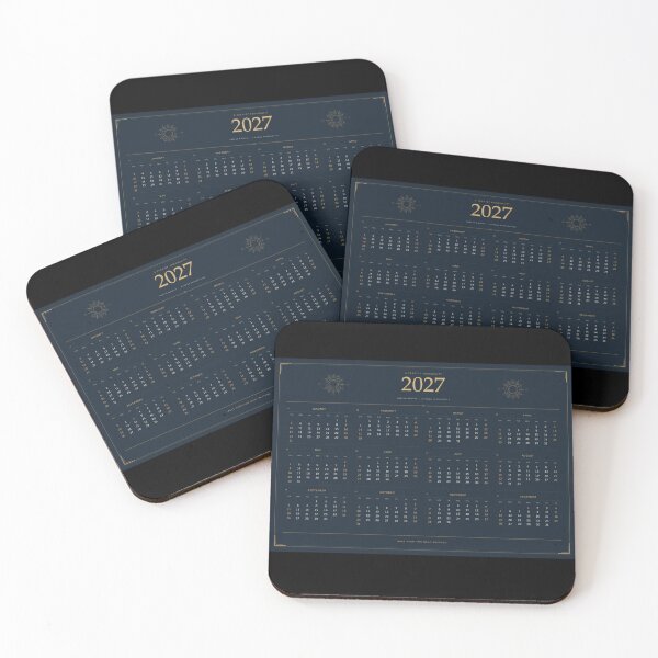 Item preview, 2027 Classroom Calendar – Color-Coded Year at a Glance designed and sold by dhmnee.
