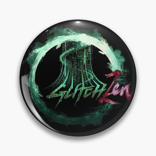 Artikelvorschau, GlitchZen-Kombination – Cyberpunk Enso-Kreis entworfen und verkauft von GlitchZen.