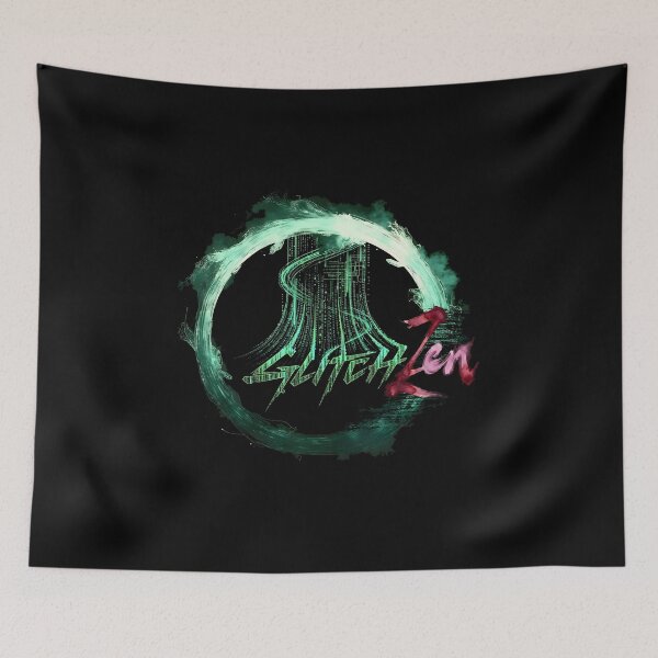 Item preview, GlitchZen Combination - Cyberpunk Enso Circle designed and sold by GlitchZen.