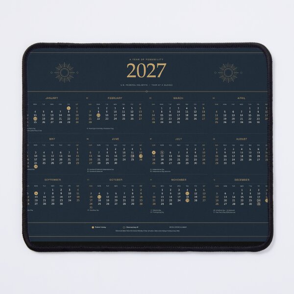 Item preview, Copy of 2027 Classroom Calendar – Color-Coded Year at a Glance designed and sold by dhmnee.