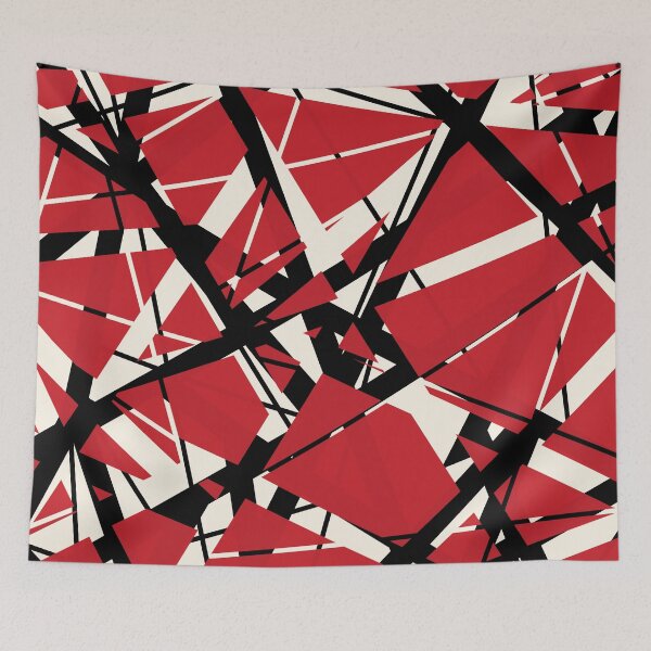 Item preview, EVH: authentic stripes design (red) designed and sold by leAnomis.