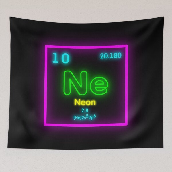 Item preview, Periodic Table Neon designed and sold by Karate Octopus.