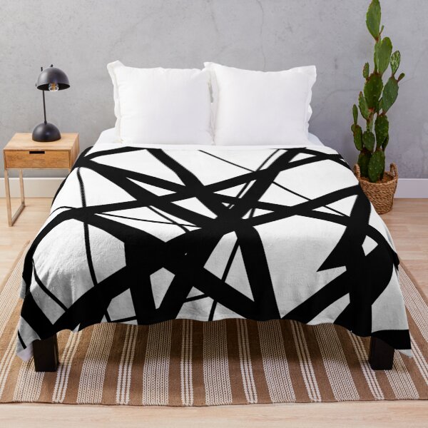 Item preview, EVH: authentic Black & White Stripes design (pure white) designed and sold by leAnomis.