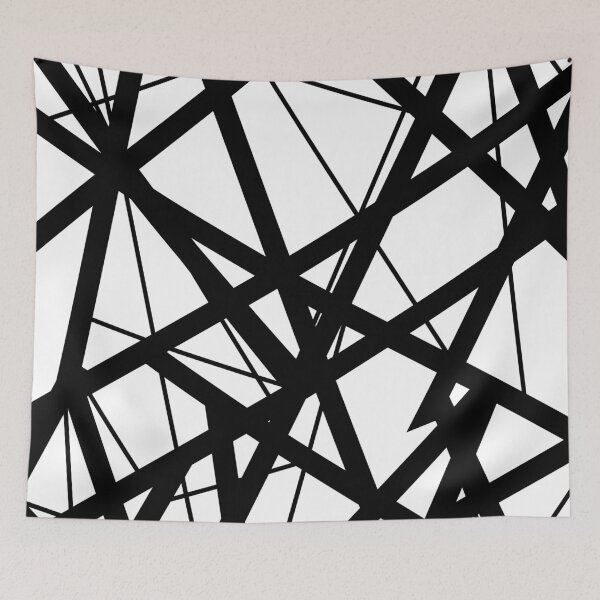 Item preview, EVH: authentic Black & White Stripes design (pure white) designed and sold by leAnomis.
