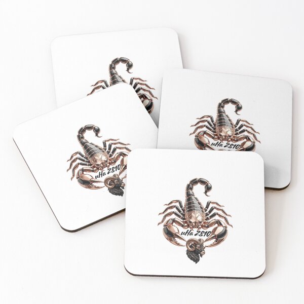 Item preview, Golden Scorpio Aries Zodiac Emblem designed and sold by AksNoor116.