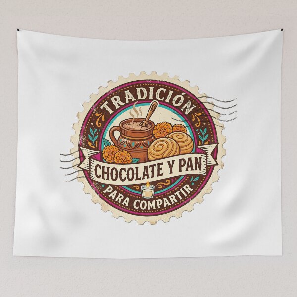 Item preview, Chocolate Y Pan Tradicion Para Compartir Stamp designed and sold by Stamped_Style.