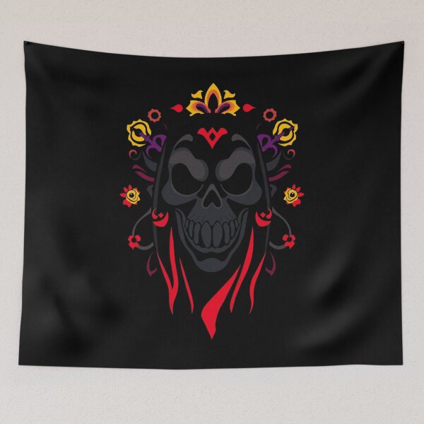 Item preview, Dark Crowned Halloween Skeleton designed and sold by ERODED SELF.