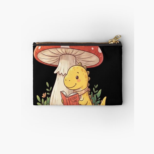 Item preview, Kawaii simple Mushroom Hat Dinosaur Brontosaurus Reading Book designed and sold by sidleytetip.