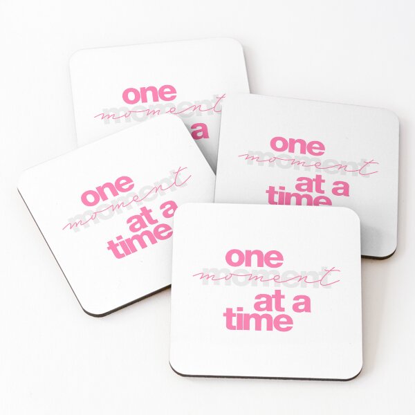 Item preview, One Moment at a Time Typographic Phrase designed and sold by EnchantedStudios.