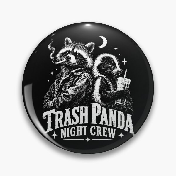 Item preview, Night Trash Panda Crew Raccoon Opossum Skunk designed and sold by MagicTheDog.