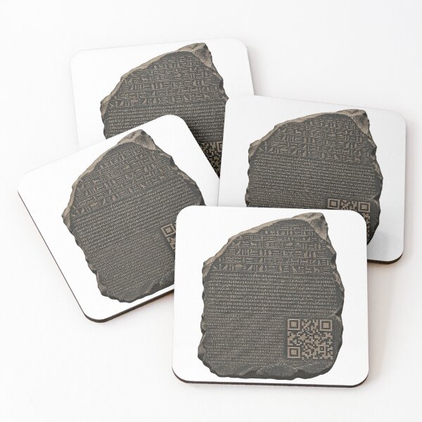Item preview, ROSETTA.EXE – Ancient Egypt Meets QR Code designed and sold by Lenny-Nero.