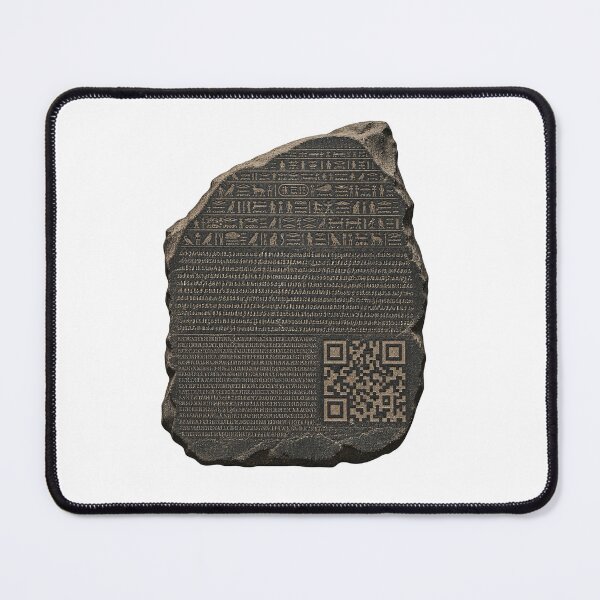 Item preview, ROSETTA.EXE – Ancient Egypt Meets QR Code designed and sold by Lenny-Nero.